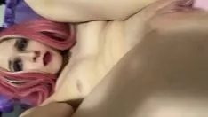 Play Disinvest loosen thick kitty-cat dildo suction and cum reckontoss off