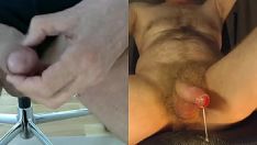 تشغيل تقطير precum على الكاميرا