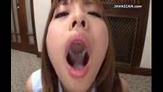 Play Asian adolescent squanderjob sitting for pleasance
