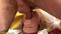 Play Skinny Teens Get Rough Anal Lesson in Deepthroat and Pumping